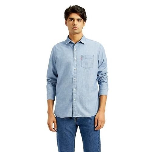 Levi's Men's Solid Slim Fit Shirt
