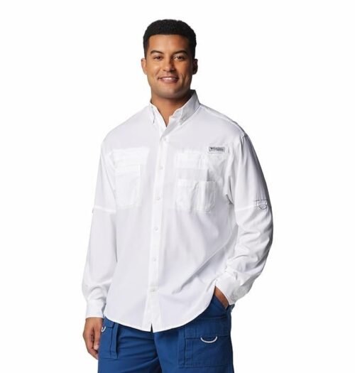 Columbia Men Omni-Wick Tamiami II Hiking and Trekking Long Sleeve Shirt