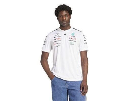 adidas Mercedes - Amg Petronas Formula One Team Driver Jersey White Men (Short Sleeve) Men's