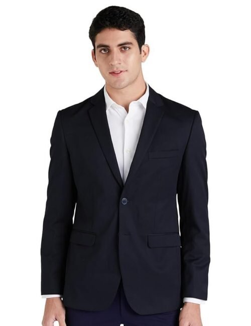 Peter England Neo-Slim Fit Solid Blazer