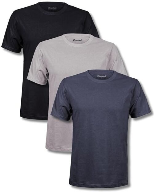 Kingsted T-Shirts for Men Pack - Royally Comfortable - Soft & Fresh Premium Fabric - Well-Crafted Classic Tee