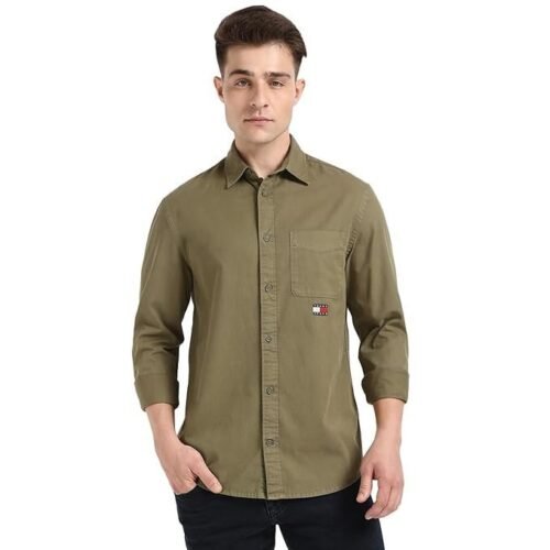 Tommy Hilfiger Men's Cotton Regular Fit Shirt
