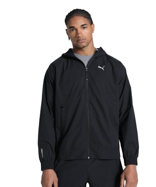 Puma Men's Polyester Standard Length A-Line Coat